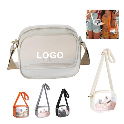 Adjustable Clear Crossbody Bag