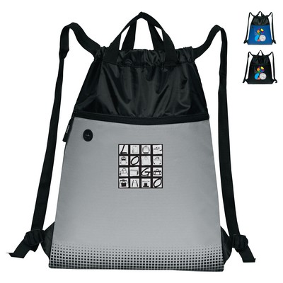 "SoundWave" Drawstring Backpack