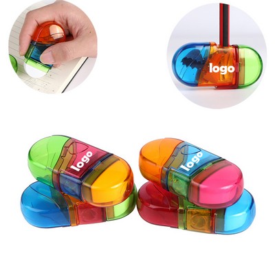 2-in-1 Twist Eraser & Pencil Sharpener Combo